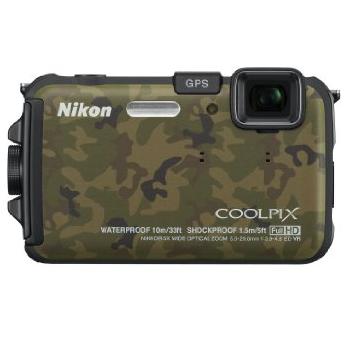 Nikon COOLPIX AW100 Camouflage Color Waterproof Digital Camera